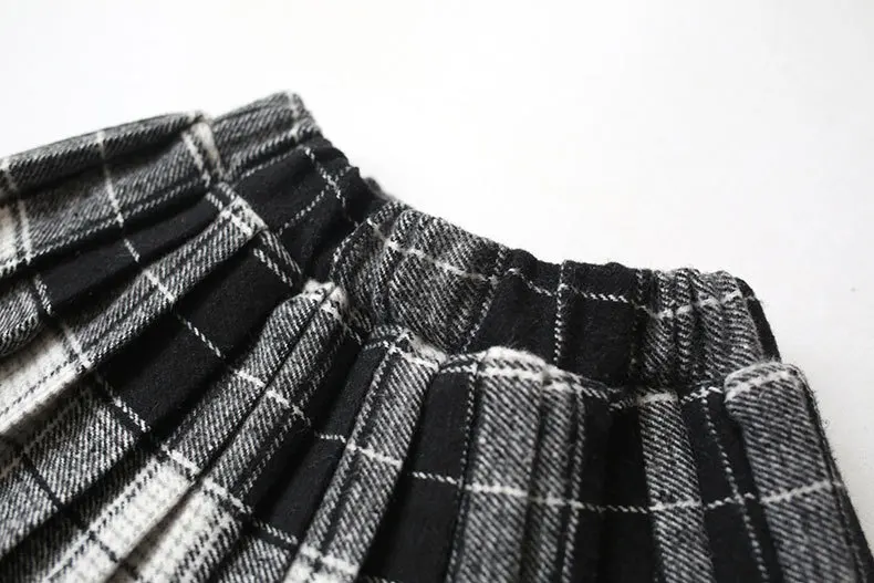 Новые модные милые юбки для девочек Плиссированные стильные принцессы маленьких