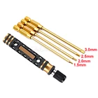 Товары для радиоуправляемых моделей 1,5 2,0 2,5 3,0 мм шестигранные винты гаечный ключ титановый быстросменный шестигранный ключ набор инструментов