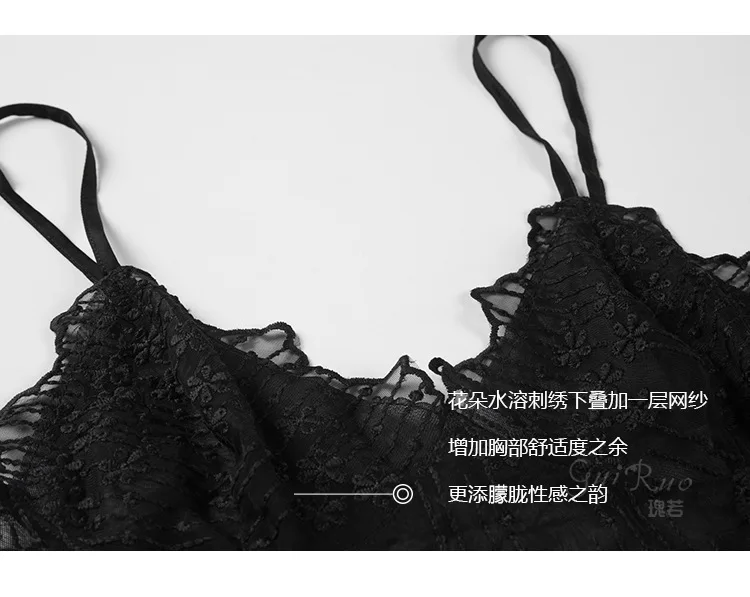 Ночная сорочка Женская атласная прозрачная пикантное нижнее белье для молодых