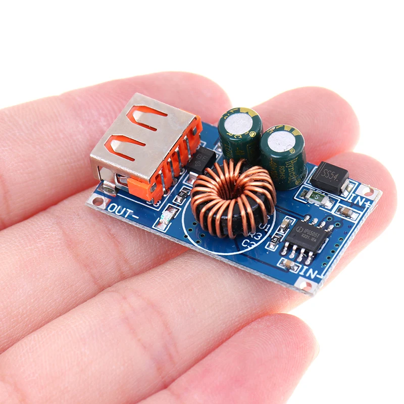 Популярный новый понижающий модуль USB DC 12 В 24 для быстрой зарядки телефона QC3.0