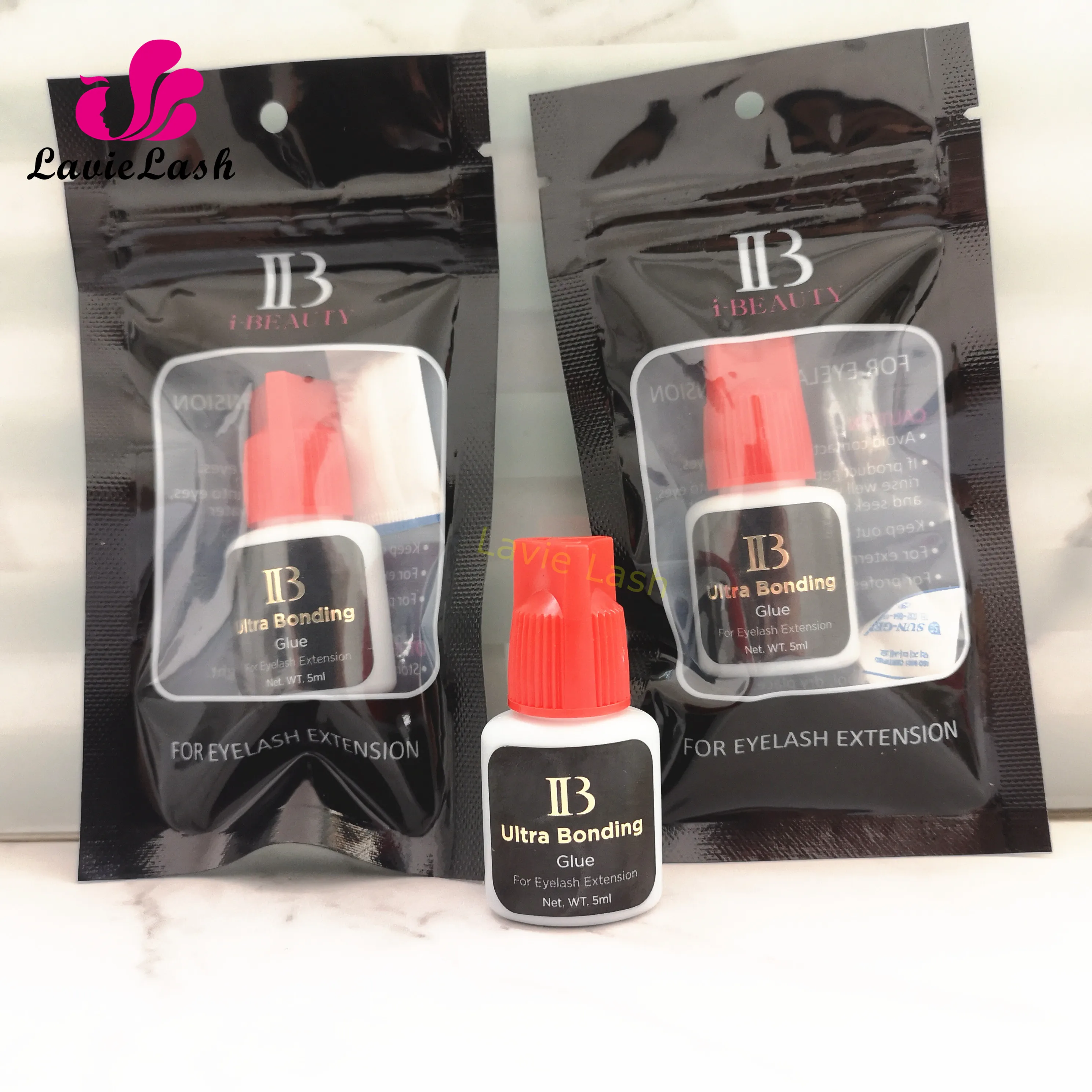 Клей для наращивания ресниц IB Ibeauty Ultra Быстросохнущий 2 3s 5 бутылок/партия|Клей