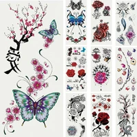 butterfly tattoo dragon fashion henna cool stuff tatoo stickers and decals cute fake cheap goods diy art body jewelry for women