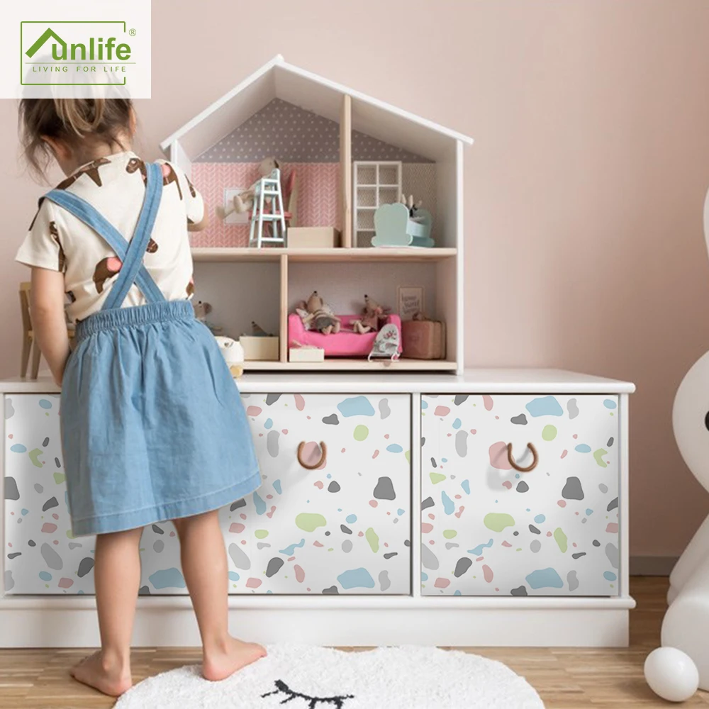 

Funlife® 40x250cm Children Bedroom Decor Wall Mural Waterproof Self-Adhesive Furniture Contact paper Living Room Wall Stickers