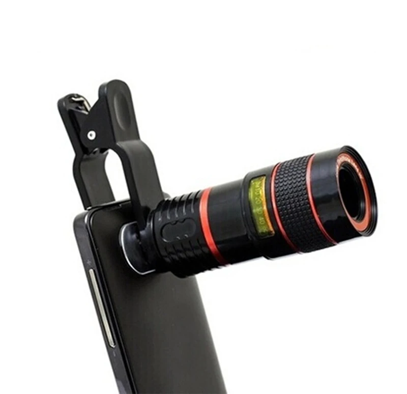 HD360 зум 8X телескоп объектив Монокуляр фотокамера для IPhone Samsung смартфоны кемпинга