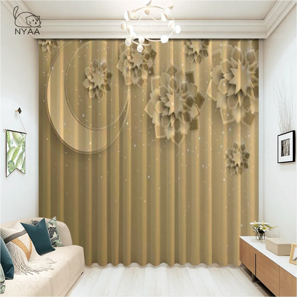 

Unicorn Flower Rainbow Cloud Window Curtains Bedroom Kitchen Decor Curtain Panel For Living Room Micro Shading