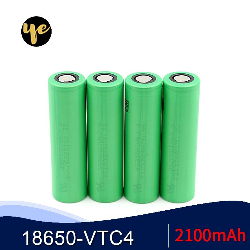 Оригинал 18650 VTC4 2100 мАч 3 6 В литиевая аккумуляторная батарея с высокой разрядкой 30A