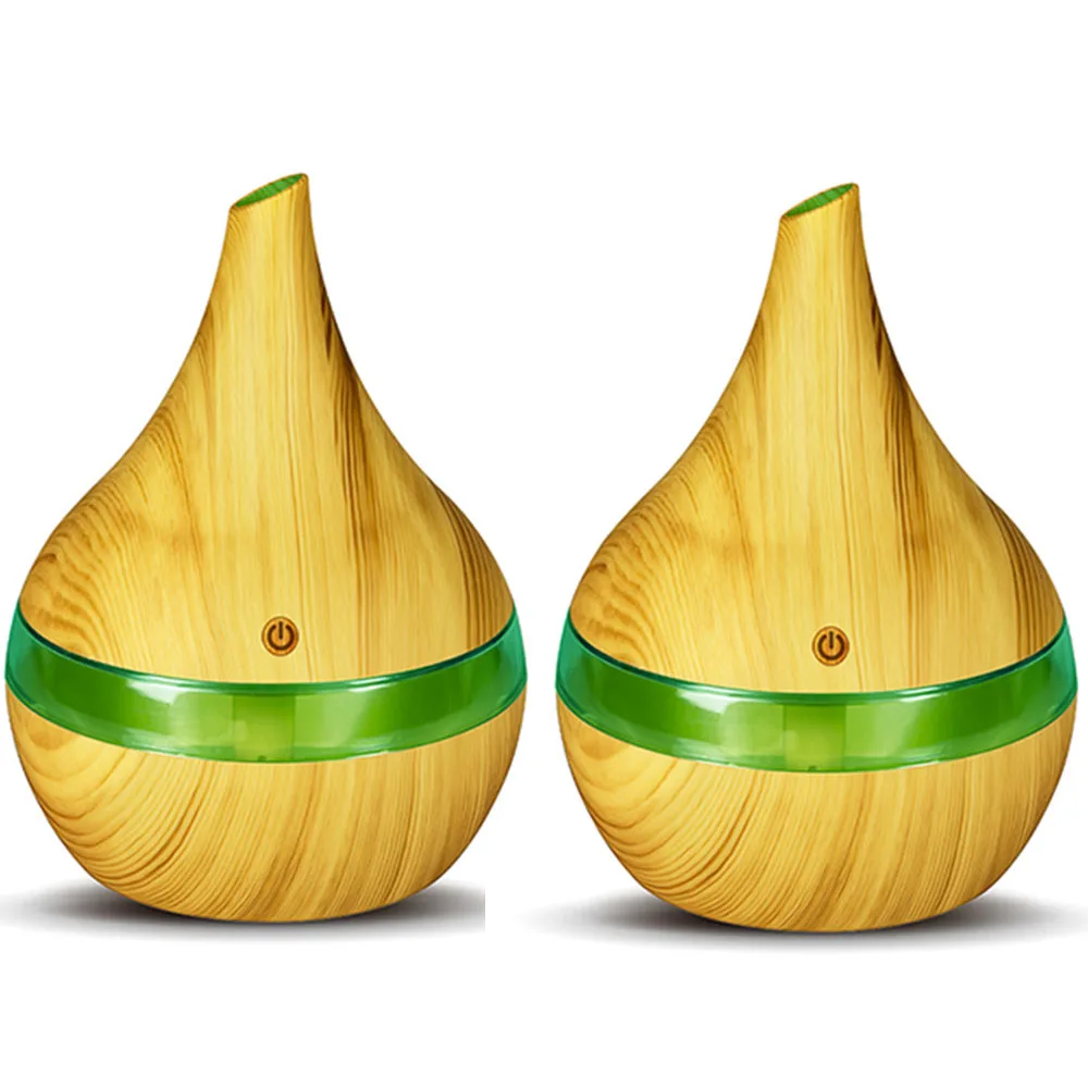 Лидер продаж 2 шт./компл. 300 мл USB Ультразвуковой увлажнитель воздуха аромат