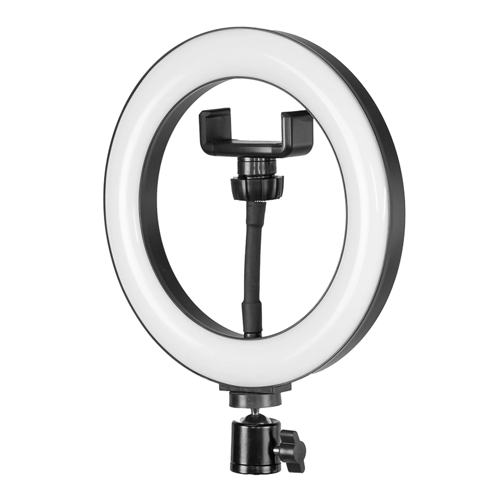 

Ring Light 8 Inch LED Fill Light USB Powered Stepless Dimming with Ball Head Phone Clamp for Makeup Selfie Live Photography Vlog