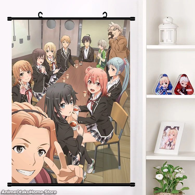 Аниме орегариу Сезон 3 ишики Ироха юйгахама Юи юкиношита юкино манга настенный