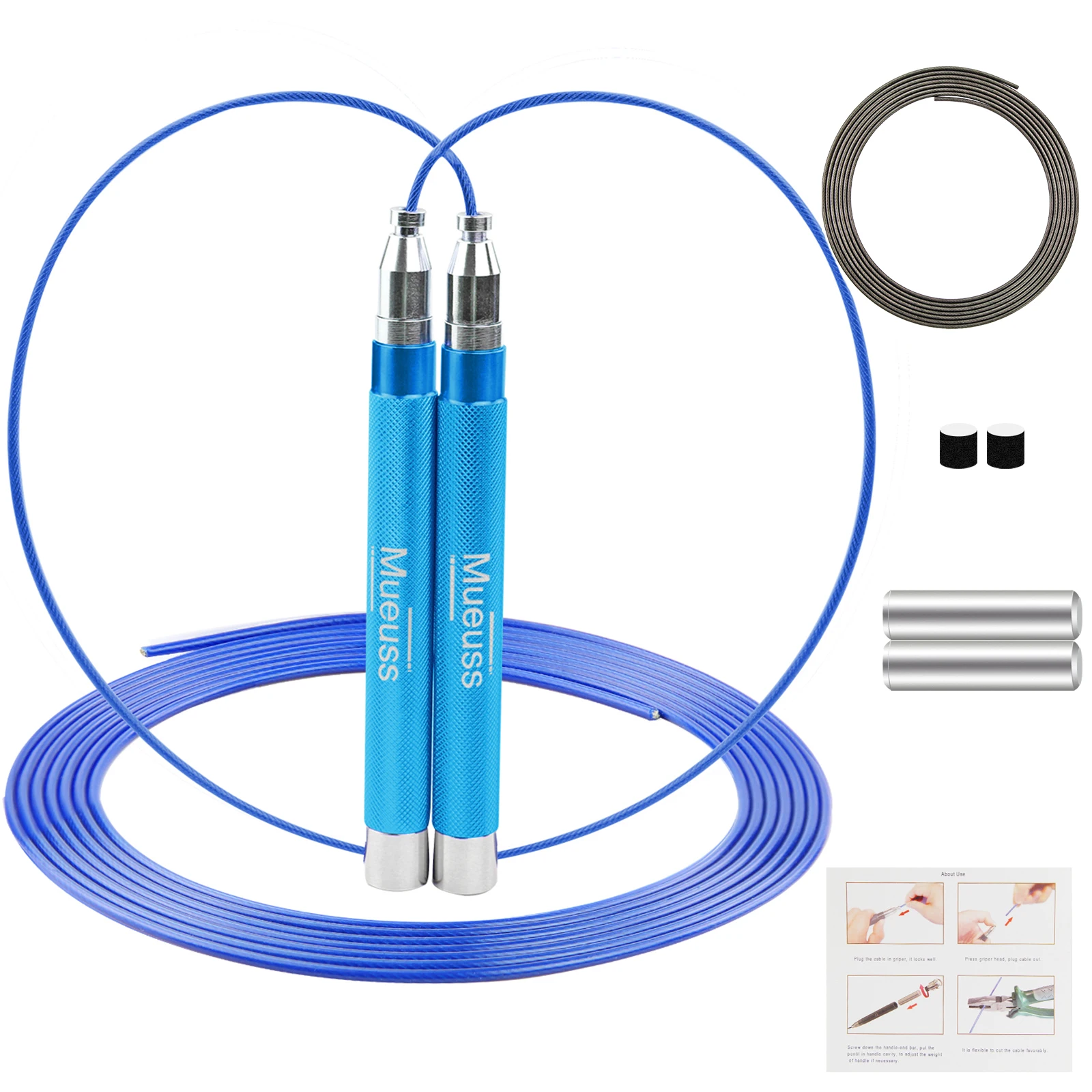 

Crossfit Jump Rope Self Locking High Speed Rope For Home Newest Workout Gym Aerobic Exercise Boxing Steel Wire With Portable Bag