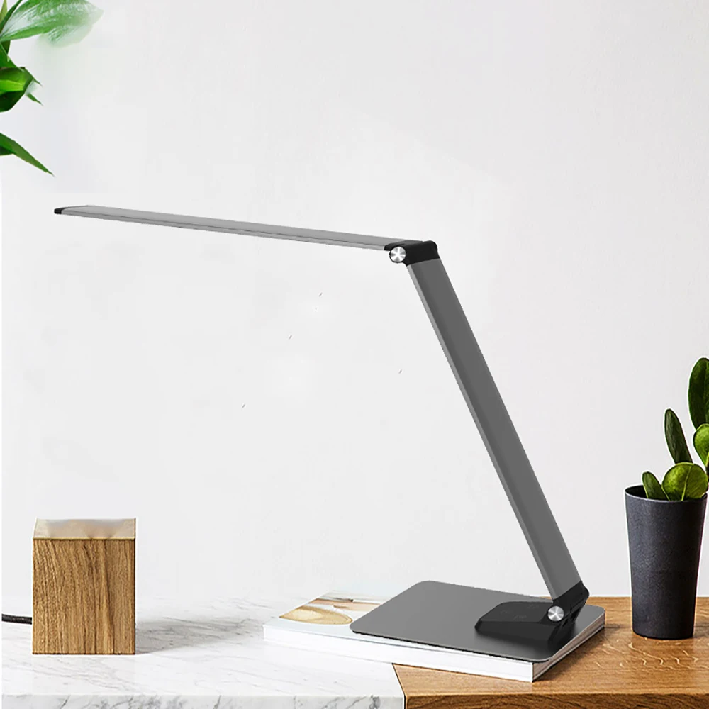 Desk Light USB Powered Smart Touch Three-level Dimming Table Lamps 160 Degrees Rotation Eye Protection Drafting for Work | Лампы и