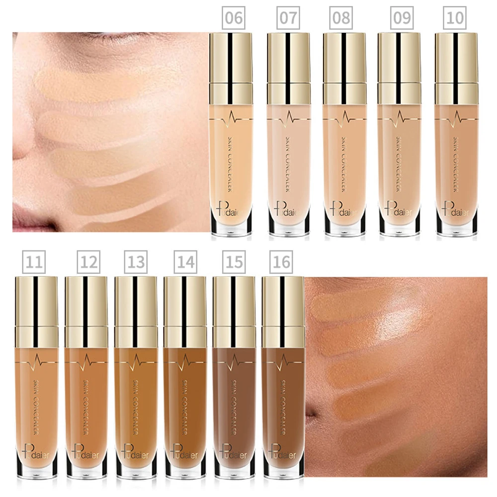 Pudaier Жидкая основа под макияж корректор для макияжа лица полное покрытие