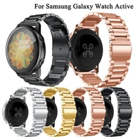 20mm watch strap for samsung galaxy watch 42mmactive band gear s2sport stainless steel bracelet amazfit bip strap accessories