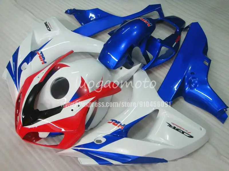 

Комплект обтекателей honda CBR1000 2004 2005 2006 2007 для кузова мотоцикла инъекции cbr1000 04-07 cbr1000rr # S8Y3B синий красный белый