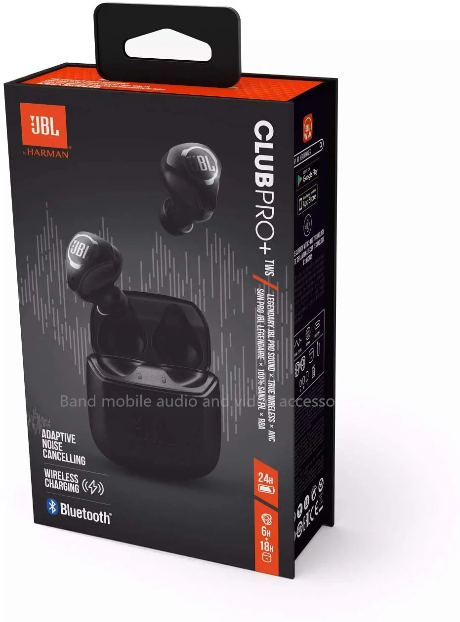 JBL CLUB PRO + TWS Ture Беспроводные наушники с шумоподавлением Bluetooth 5 1 спортивные