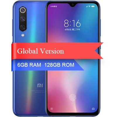 Глобальная версия Xiaomi mi 9 SE 6 ГБ 128 Гб Смартфон Snapdragon 712 Восьмиядерный 5,97 'AMOLED mi 9 SE 48MP 20MP камера мобильный телефон - Цвет: Blue 6GB 128GB