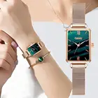 Роскошные модные женские кварцевые часы дамы платье кварцевые наручные часы женские 2021 сетка из нержавеющей стали цвета розового золота подарка дропшиппинг