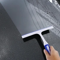 handle silicone squeegee 2pcs blade for car window glass cleaning water wiper windshield car cleaner scraper window tint