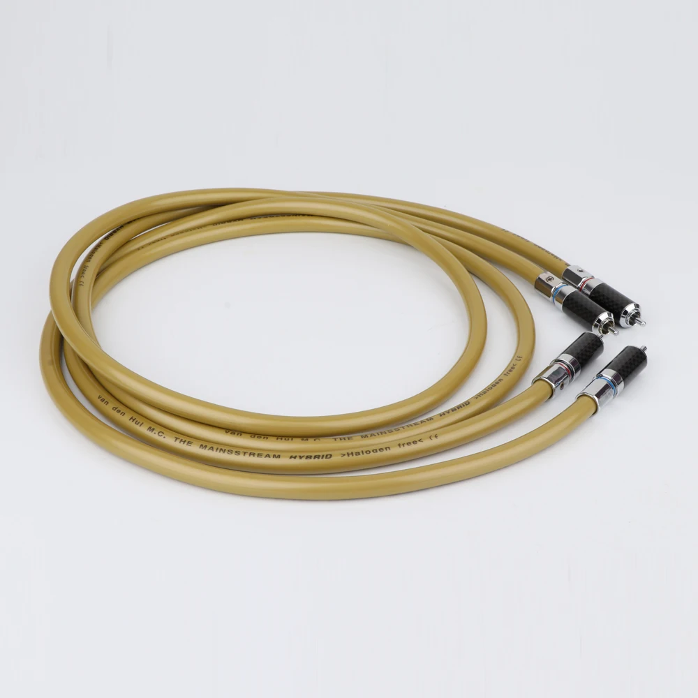 Соединительный гибридный кабель VDH с разъемом RCA из углеродного волокна |