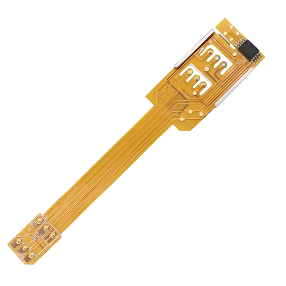 

Dual 2 Practical Universal Hybrid Sim Slot Dual SIM Extender Card Adapter Micro Extender For iPhone 4 4S All samsung Nano Phone