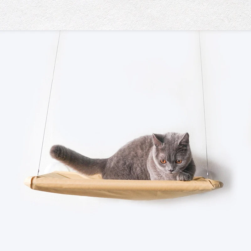 

Window Hanging Hammock For Cat Sun Lounger Beds Cama Para Gato Suction Cup Solid Plastic Skeleton And Cushion Mat Kattenmand