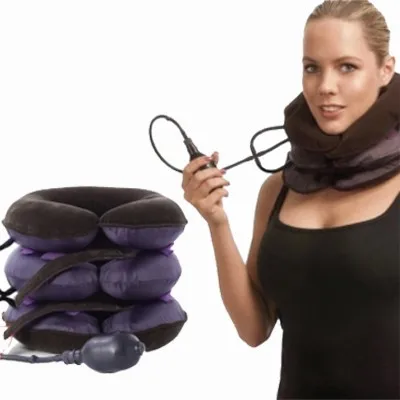 Надувная подушка для шеи массажер и расслабление снимает усталость массаж