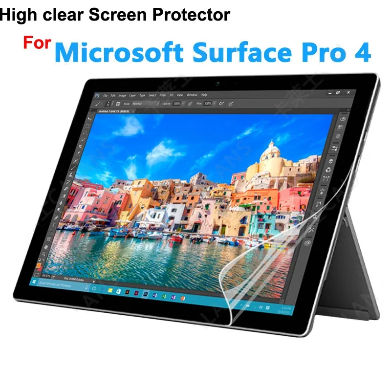

10pcs For Microsoft surface pro 4 / 3 high clear screen guard cover,for microsoft surface pro4 Pro3 12.3" screen protector film