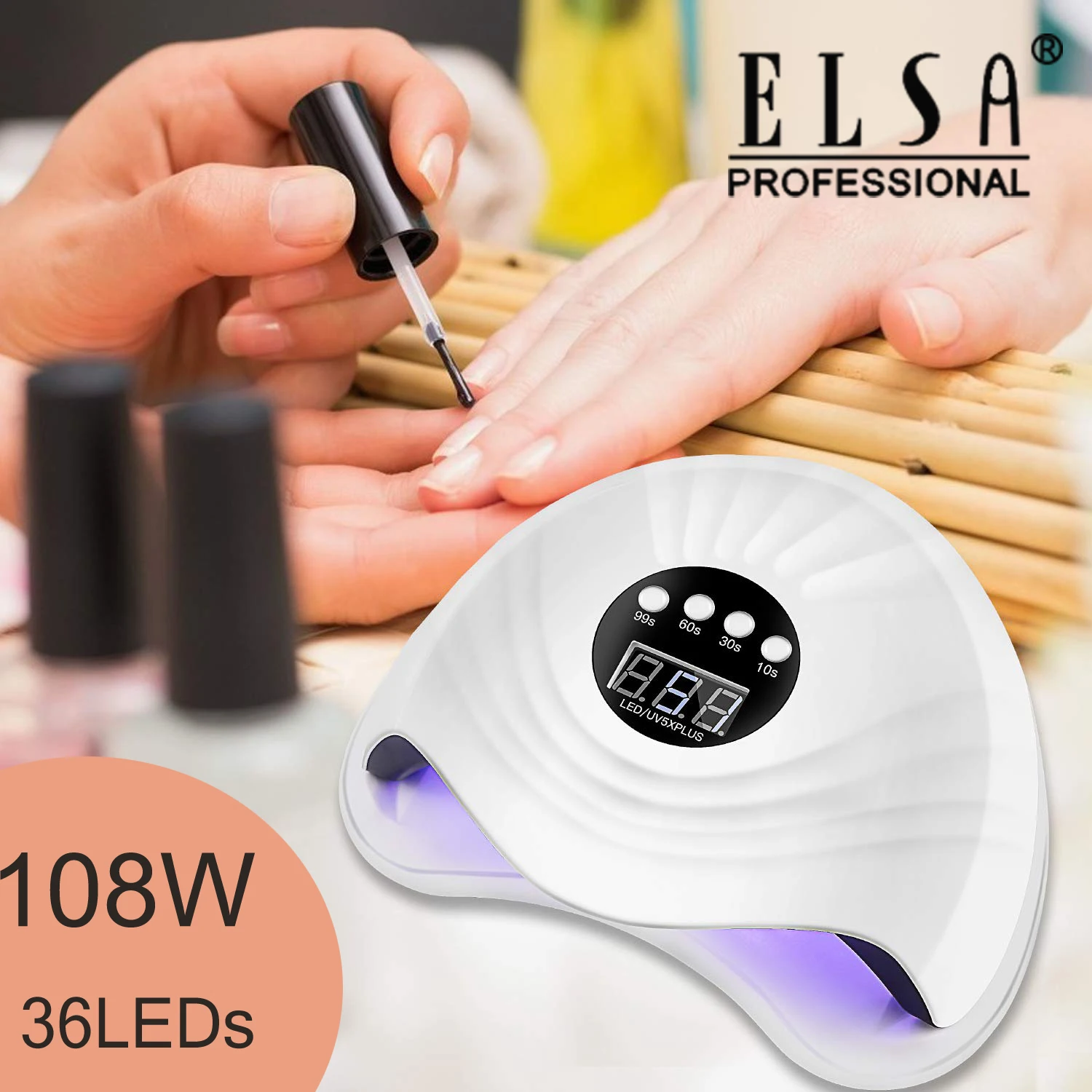 УФ лампа для сушки гель лака SUN5xplus 108 ВТ 36 светодиодный одов|Сушилки ногтей| |