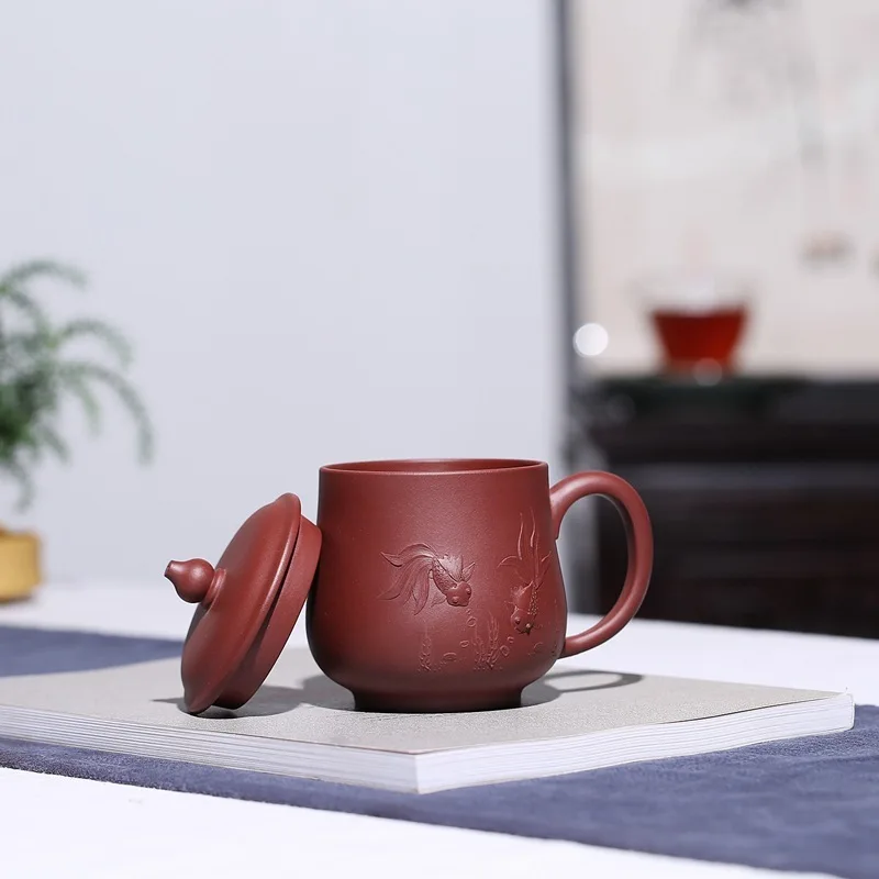 Yixing recommended manual Pisces cover cup television shopping gift logo teapot special offer a wholesale | Дом и сад
