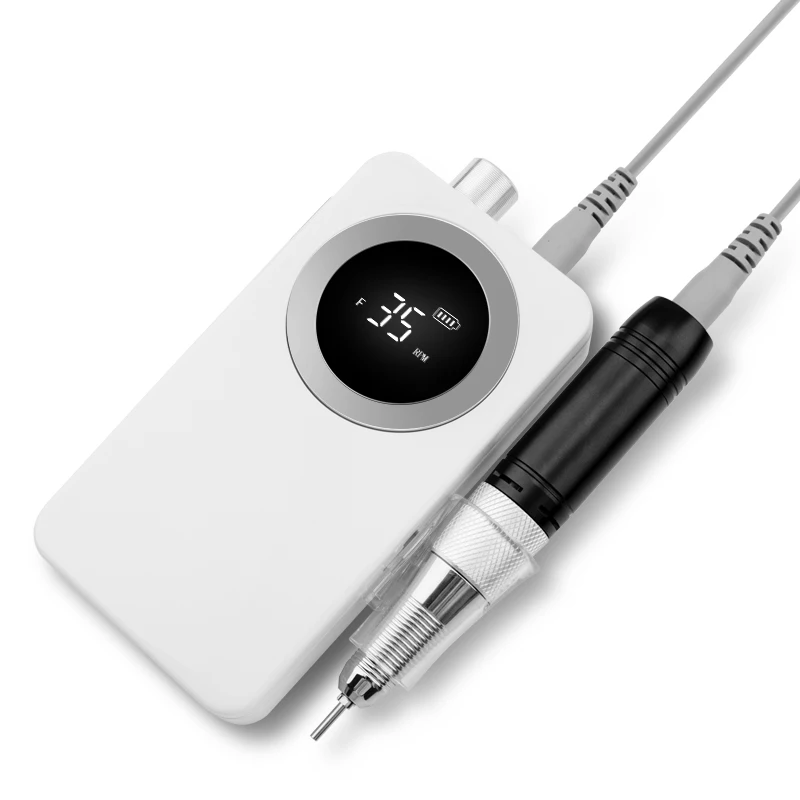 Беспроводная электрическая дрель для ногтей 35000 об/мин набор сверл салона