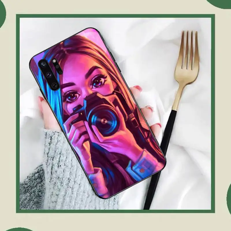 TOPLBPCS богиня опасная женщина Женский силиконовый черный чехол для телефона Samsung