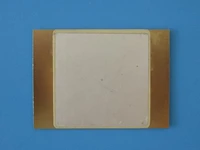 parallel type rectangular bicrystalline piezoelectric power generation ceramic plate 50mmx50mm substrate 70mmx50mm