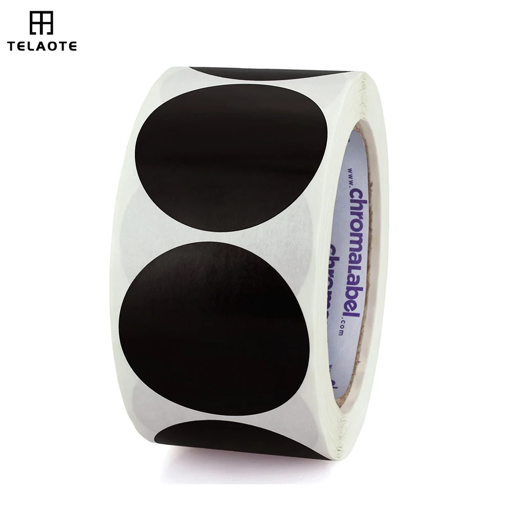 

Black Chroma Label Color Code Dot Labels Stickers 1 Inch Round Permanent Color-Code Dot Stickers Black Stationery Sticker Round