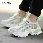 2021 новая детская обувь Обувь с дышащей сеткой; Летняя спортивная обувь для девочки; На каждый день; Кроссовки для бега и занятий спортом для девочек Детская, на высоком каблуке, Chaussure Enfant