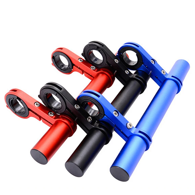 bicycle handlebar extender bracket extended rack for road mtb bike computer headlight flash light phone holder bike accessories free global shipping
