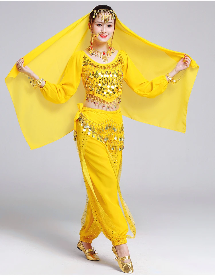 Взрослый восточные Одежда для танцев костюм женщин костюмы танца живота женские