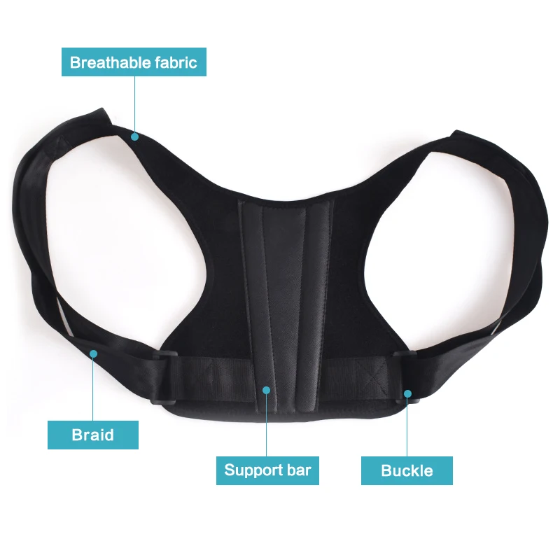

Humpback Correction Belt Back Universal Posture Belt Back Strap Strengthen Comfort Soft Breathable Orthosis Supports Fixing Belt