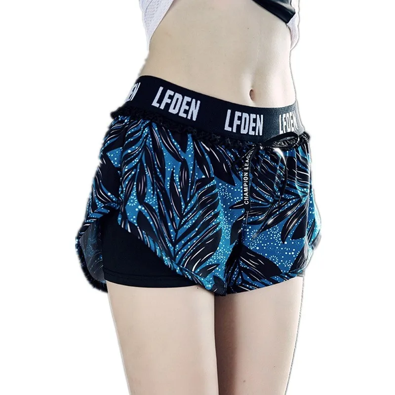 Светильник шорты для женщин тренировок бега бокса свободные дышащие спортзала