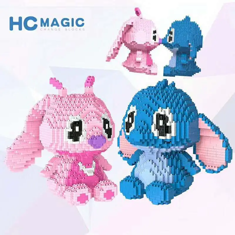 HC магические блоки большой размер kawaii аниме стежка пластиковые строительные