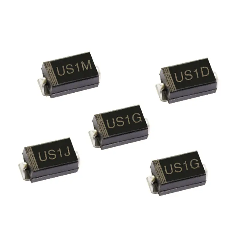 50 шт. SMD ультра быстрое восстановление выпрямительного диода US2G US1M US1J US1G US1D US2J 1A с