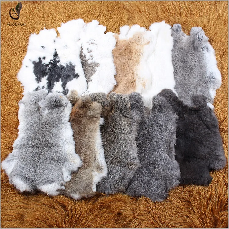 100% натуральная кроличья кожа|rabbit pelts|rabbit skinfur pelt |