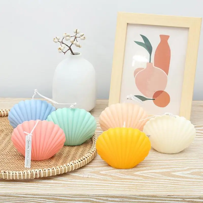 Креативность в виде ракушки форма соевый воск для свечей ароматические свечи