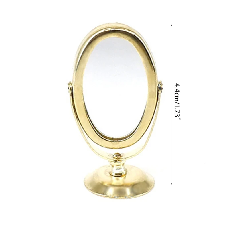 

Dollhouse Decoration Accessories, 1:12/1:6 Dollhouse Miniature Scene Model Mirror Pretend Play Toy