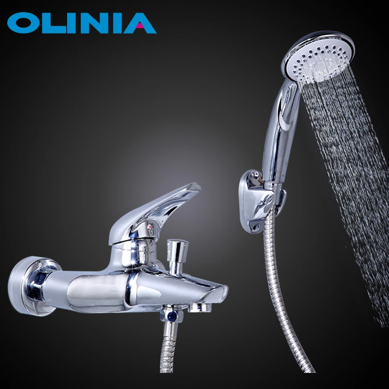 Olinia, смеситель для душа для ванной комнаты, набор для душа, система, смеситель, современный, холодный и горячий, один держатель OL7192
