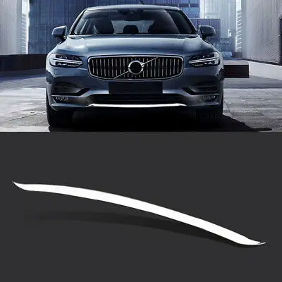 

Stainless Front Bumper Lid Molding Cover Trim 1pcs For Volvo S90 2017-2019
