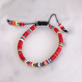bracelet Lohri кристалл натуральный камень стекло браслет из бисера натуральный настоящий четырехлистный клевер талисманы браслет подарок на удачу браслеты для женщин - Окраска металла: bracelet