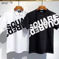 2021 fashion trend dsquared2 tide brand mens printed short sleeve dt537