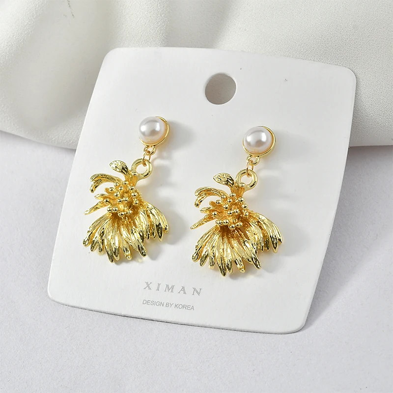 Сплав Хризантема серьги-ромашки ожерелье браслет кулон части DIY орнамент