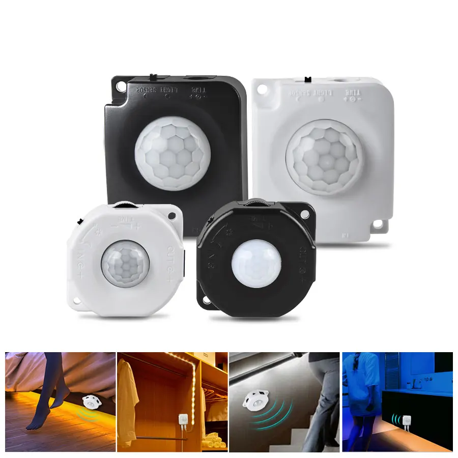 

PIR Motion Sensor Switch 5V-24V DC Human Body Movement Infrared Motion Detector Auto Switch Control ON/Off Home Improvement