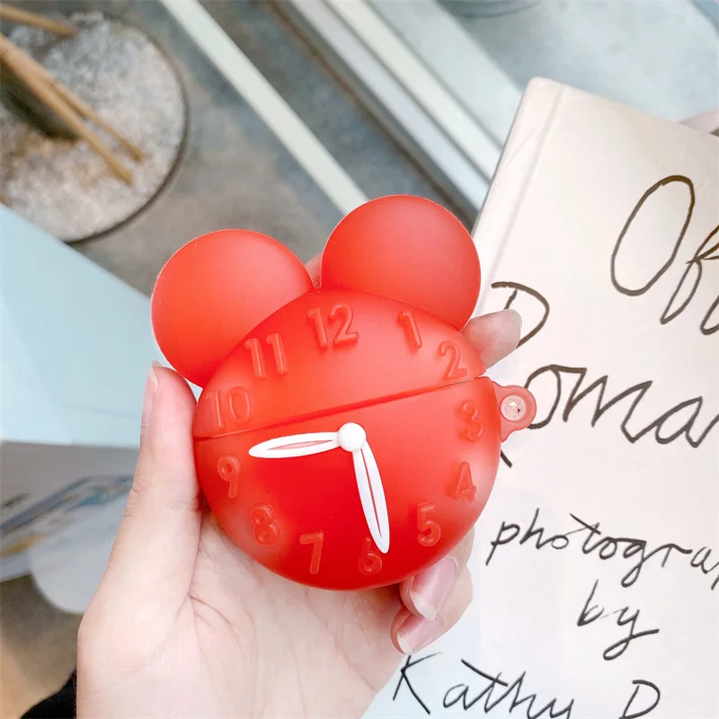 

Cartoon Clock Apple AirPods 1 / 2 / 3 Pro Case Cover iPhone Earbuds Accessories Airpod Case Air Pods Case